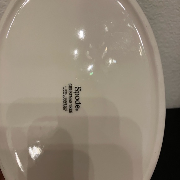 Spode Holiday Decor Bowl with Green and Red Accents - Picture 3 of 7